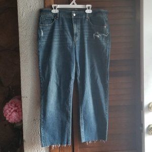 Old Navy Women's Boyfriend Jeans - Dark Blue